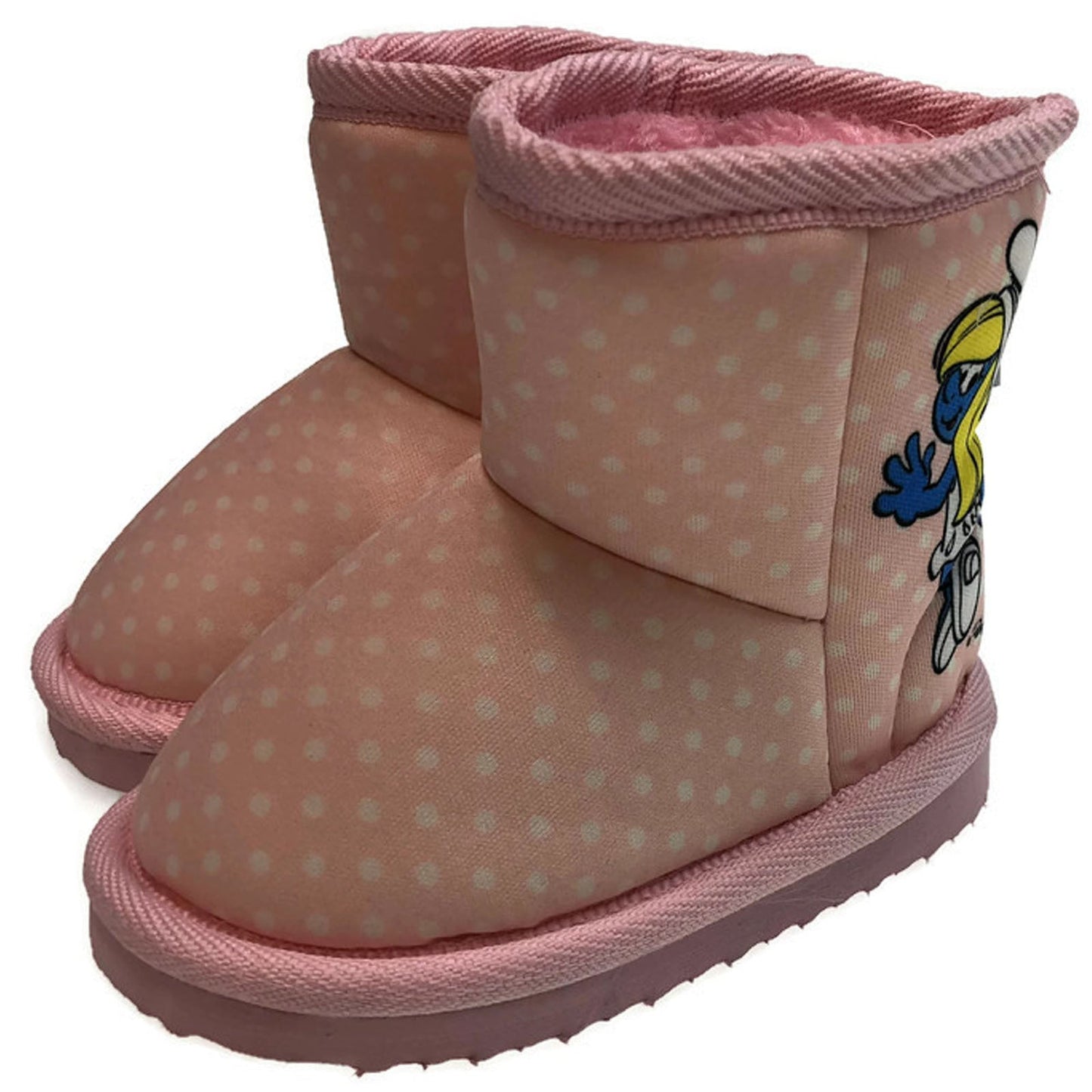 THE SMURFS Kids Childrens UGG Boots Shoes Warm Winter Official Licensed